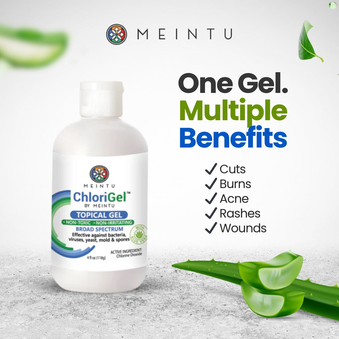 ChloriGel™– Long-Lasting Odor Neutralizer & Skin Antiseptic