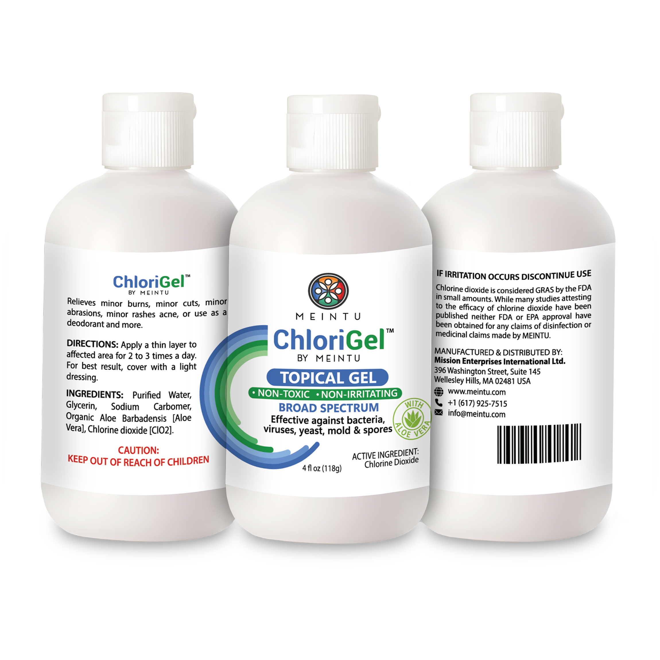 ChloriGel™– Long-Lasting Odor Neutralizer & Skin Antiseptic