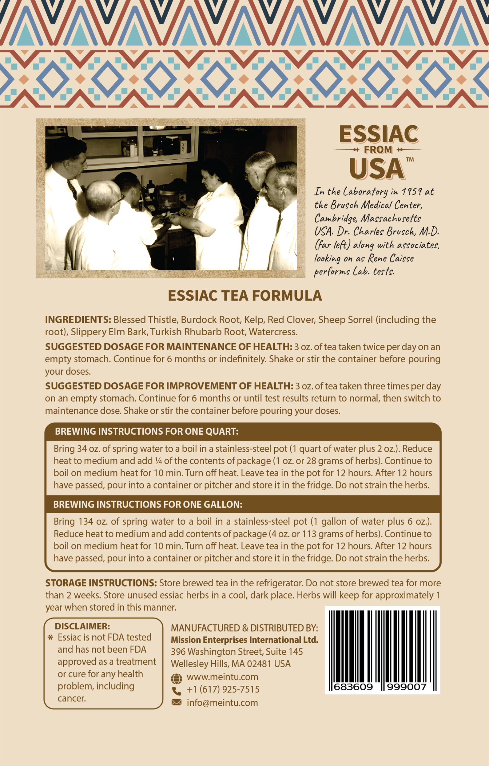 Organic Essiac 8-Herb Powder – MEINTU