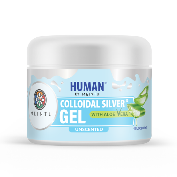 Colloidal silver gel with aloe vera