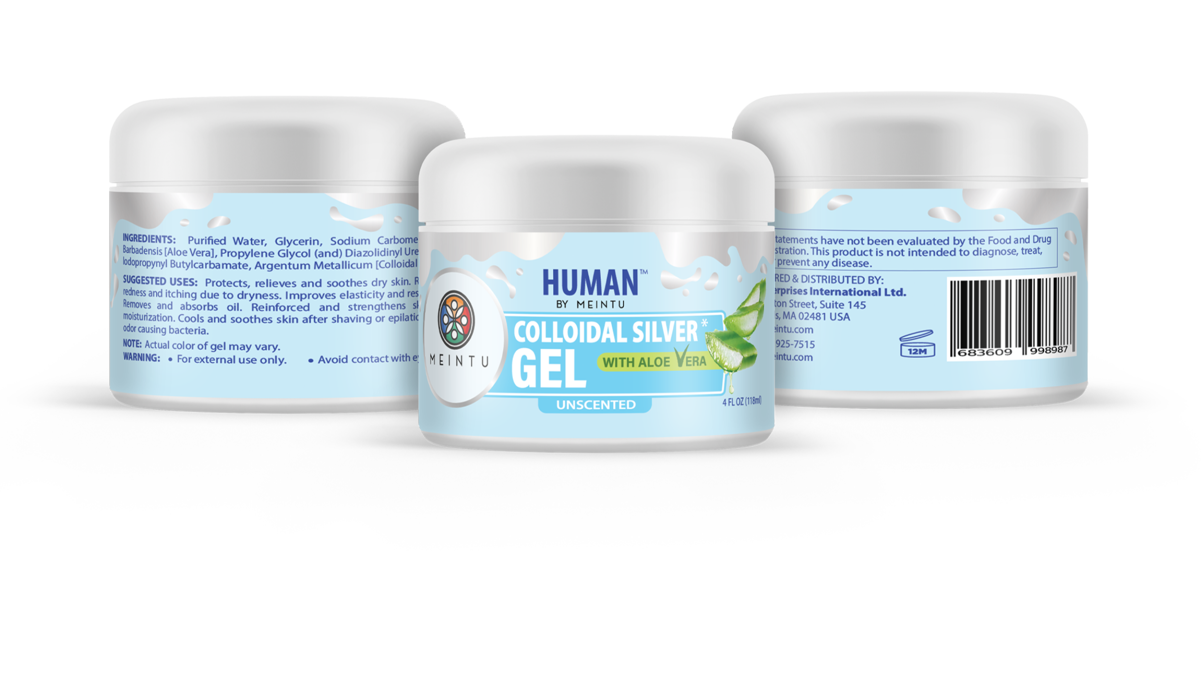 Silver Aloe Skin Gel – 4 oz