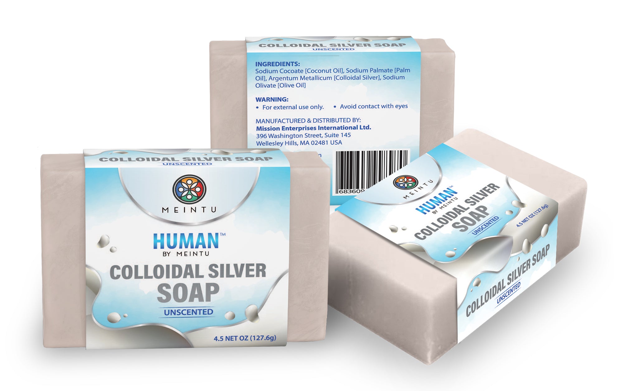 Silver Infused Soap – 1 Bar