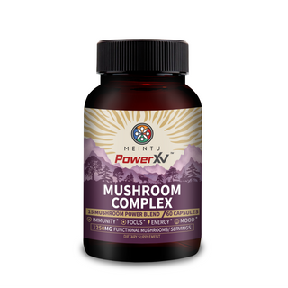PowerXV Mushroom Complex Capsules- 15 Mushroom Blend Supplements Including Chaga,...