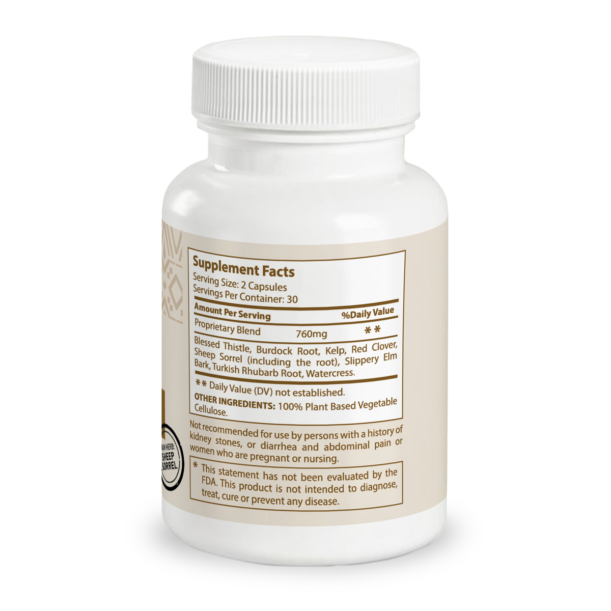 Organic 8-Herb Essiac Capsules