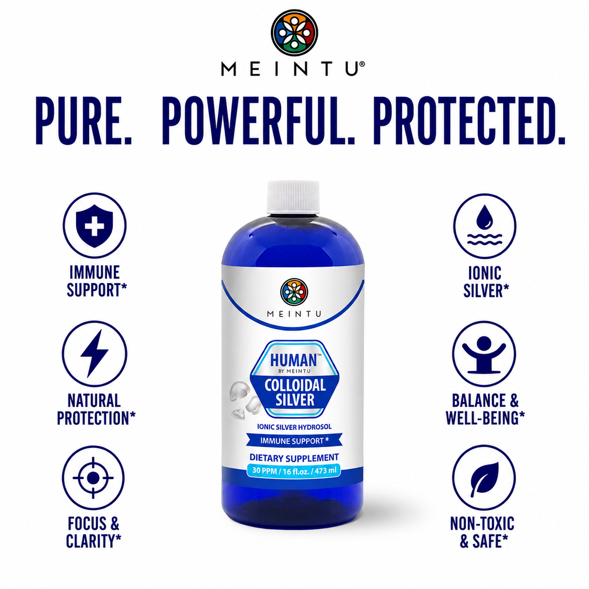 MEINTU Colloidal Silver 30PPM