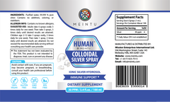 30 PPM Colloidal Silver - 100 ml TSA Travel Spray Size for Immune Support